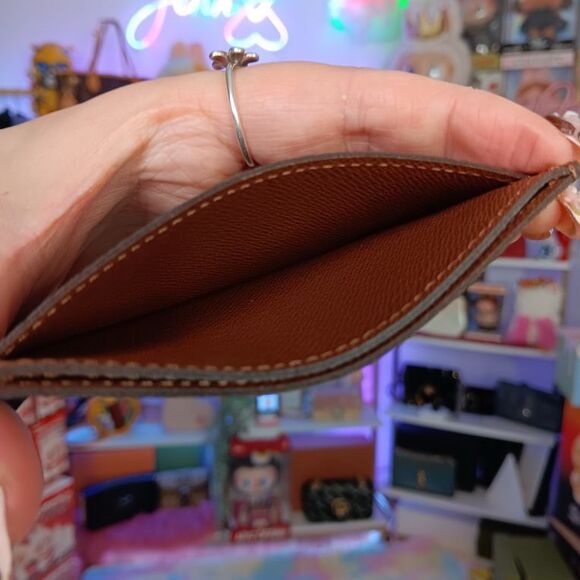 NIB New LOUIS VUITTON Wallet Reverse Monogram Leather Card Holder Wallet - Picture 8 of 9